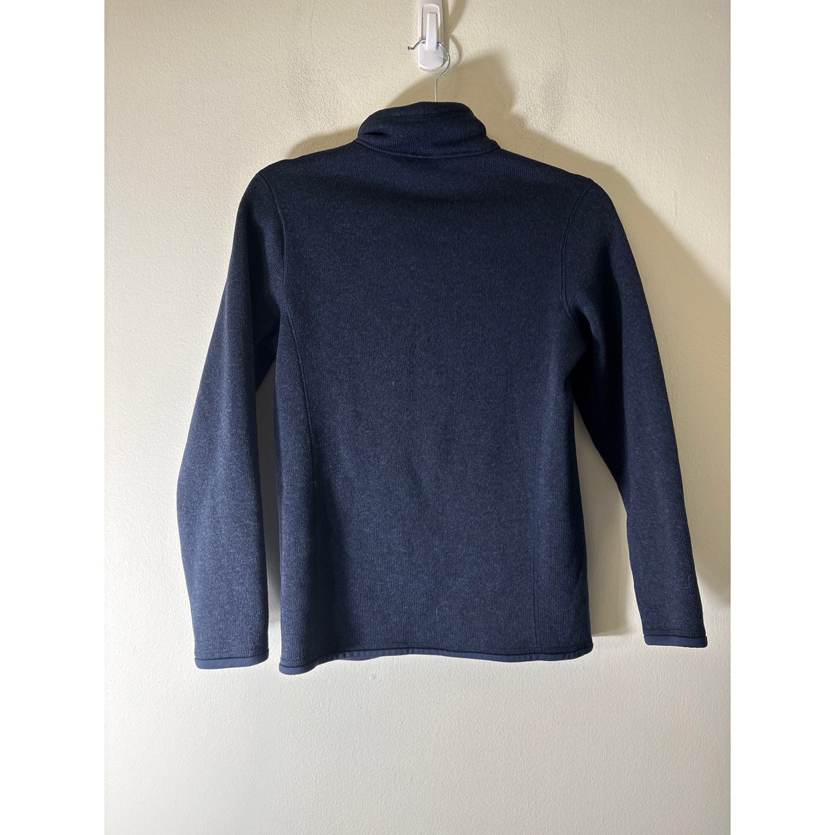 Boys Patagonia Navy Blue 1/4 Zip Pull Over Better Sweater Sz L