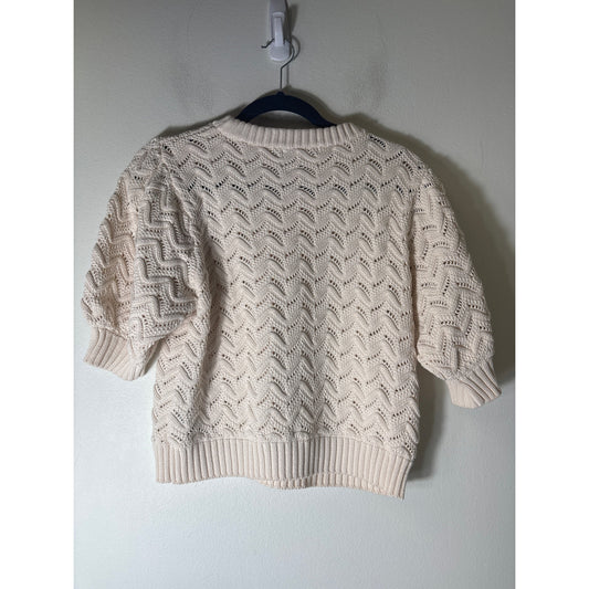 Magali Pascal Crewam Wavy Knit Sweater Sz XS