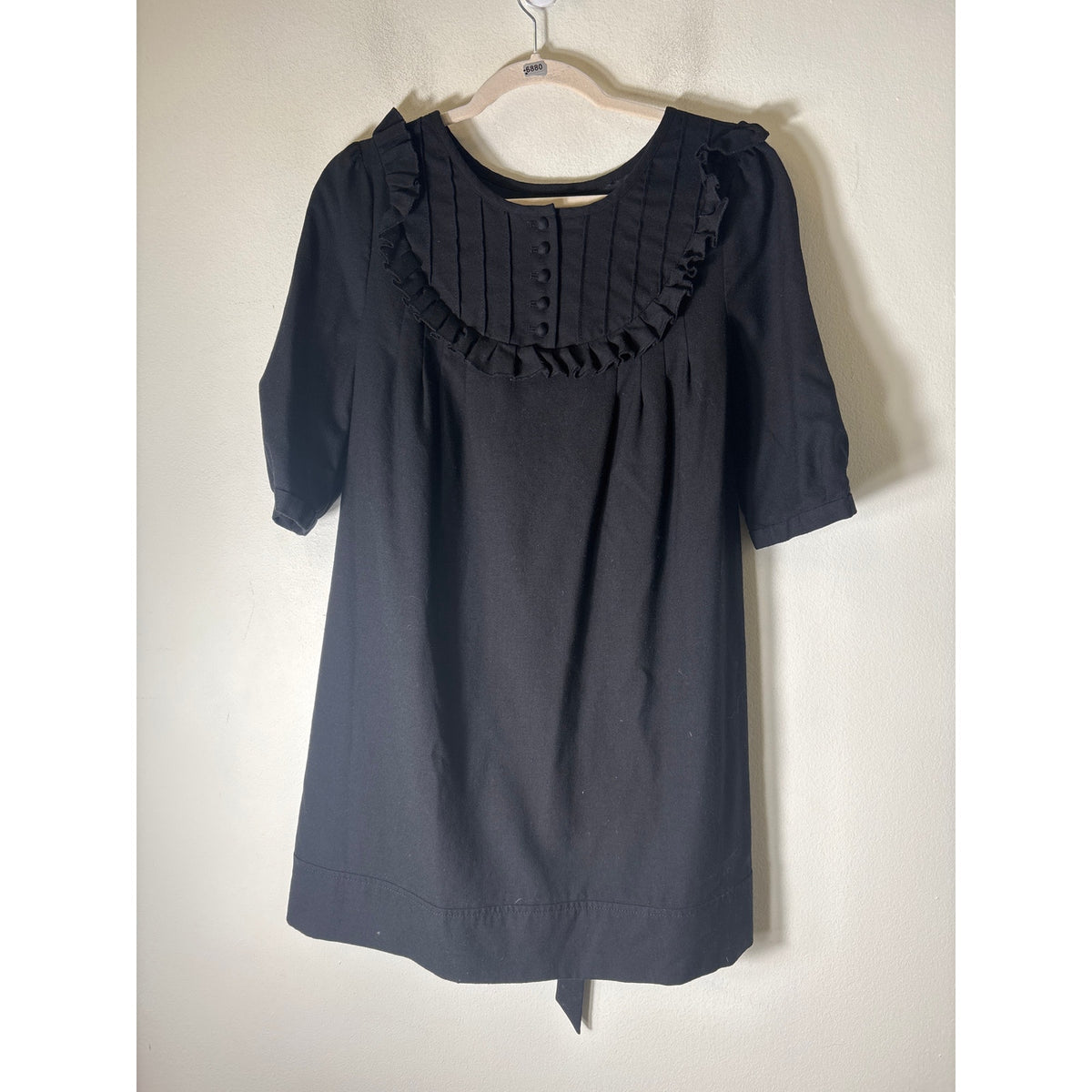 Juicy Courture Black Half Sleeve Mini Dress Sz 8