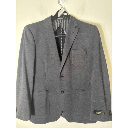 Ibiza Charcoal Gray Long Sleeve Wool Jacket Sz 40R