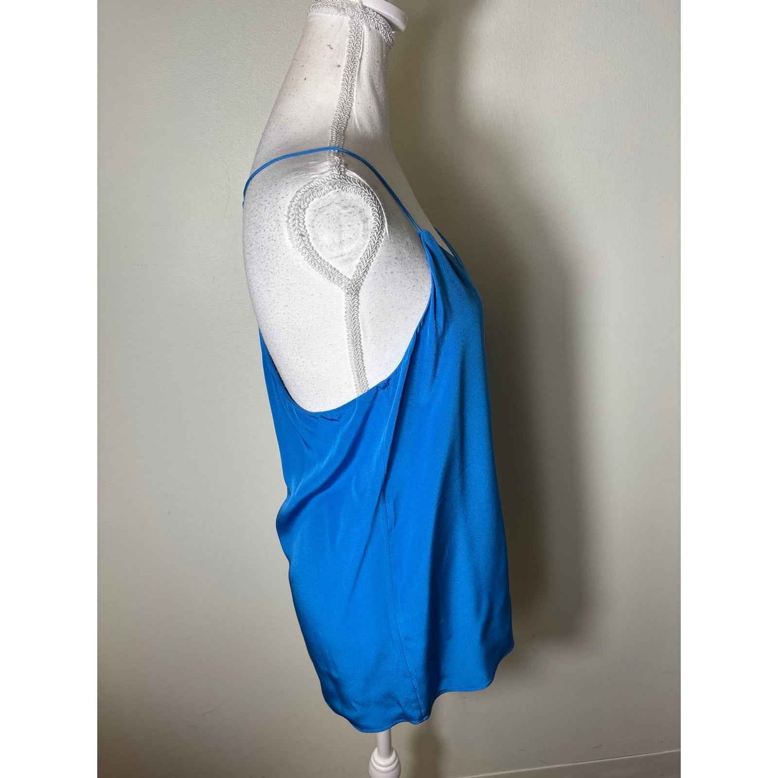 Tibi Blue Strappy Camisole Sz 6