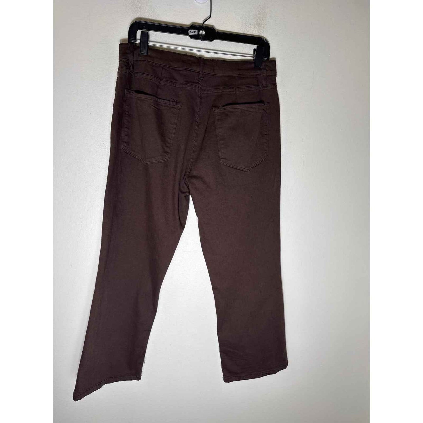 Elliot Lauren Brown Straight Leg Denim Jeans Sz 14