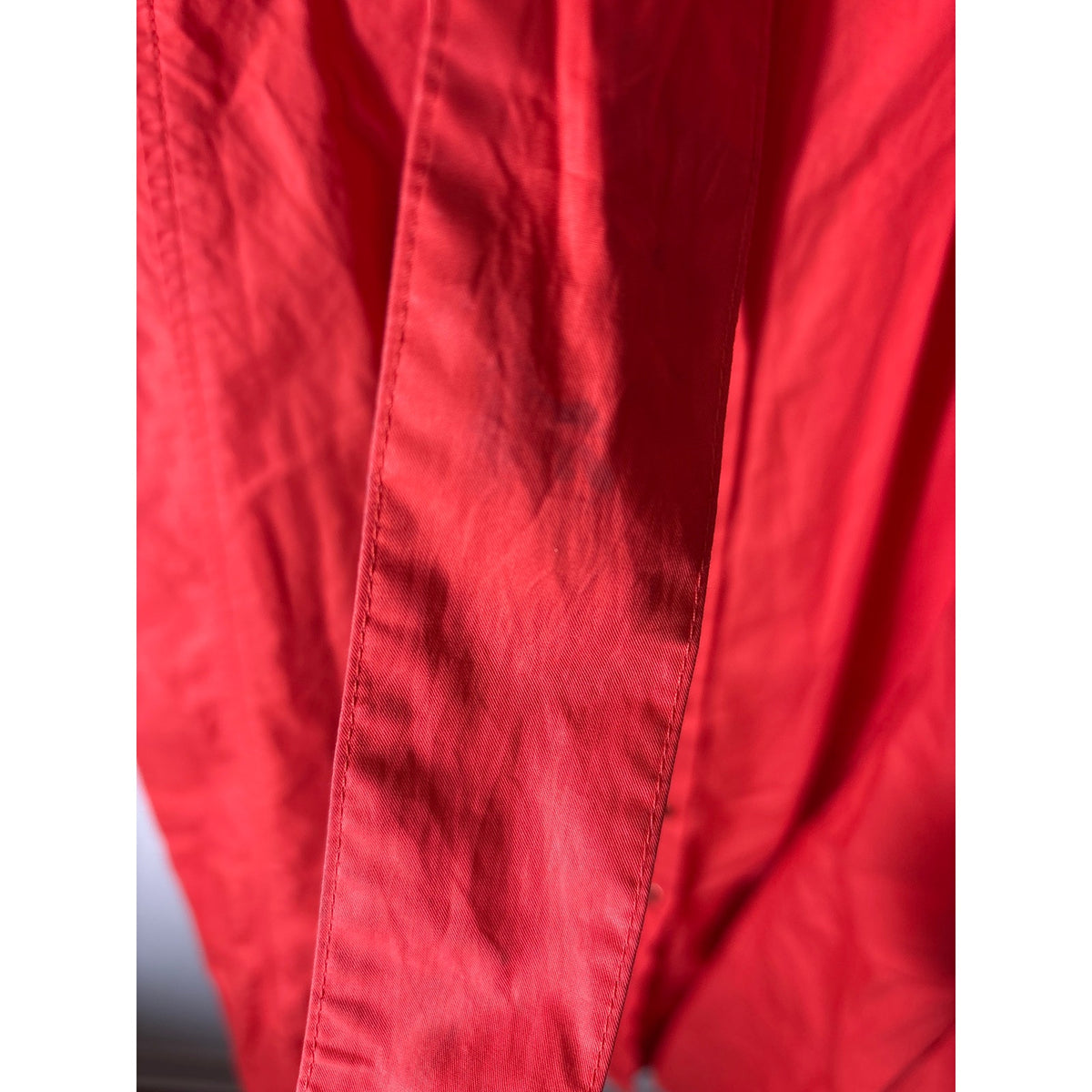 Karina Grimaldi Orangy Red Sleeveless Cotton Maxi Dress Sz S