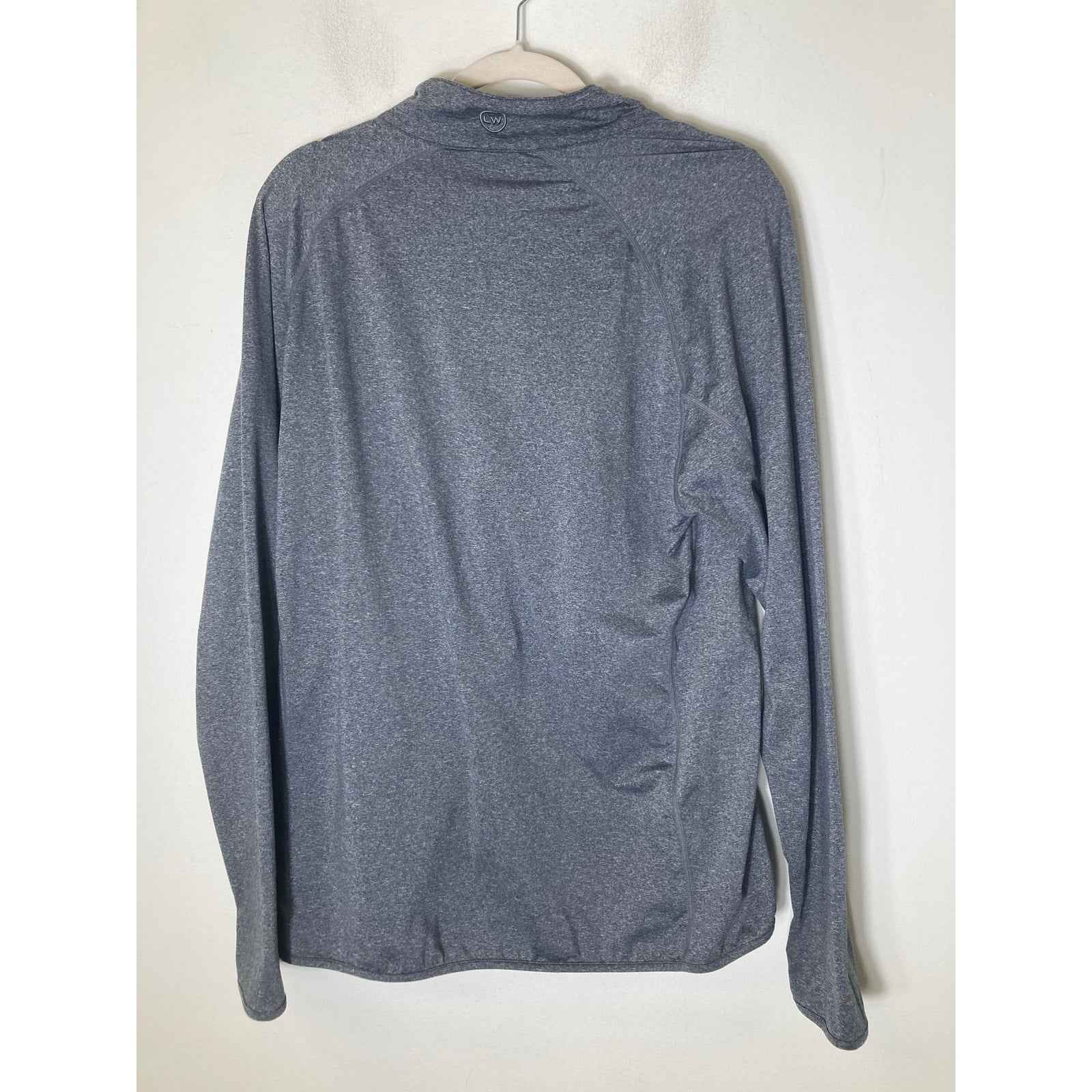 Men's Level Wear Gray Long Sleeve "Vanderbilt" Performance Style Shirt Sz L