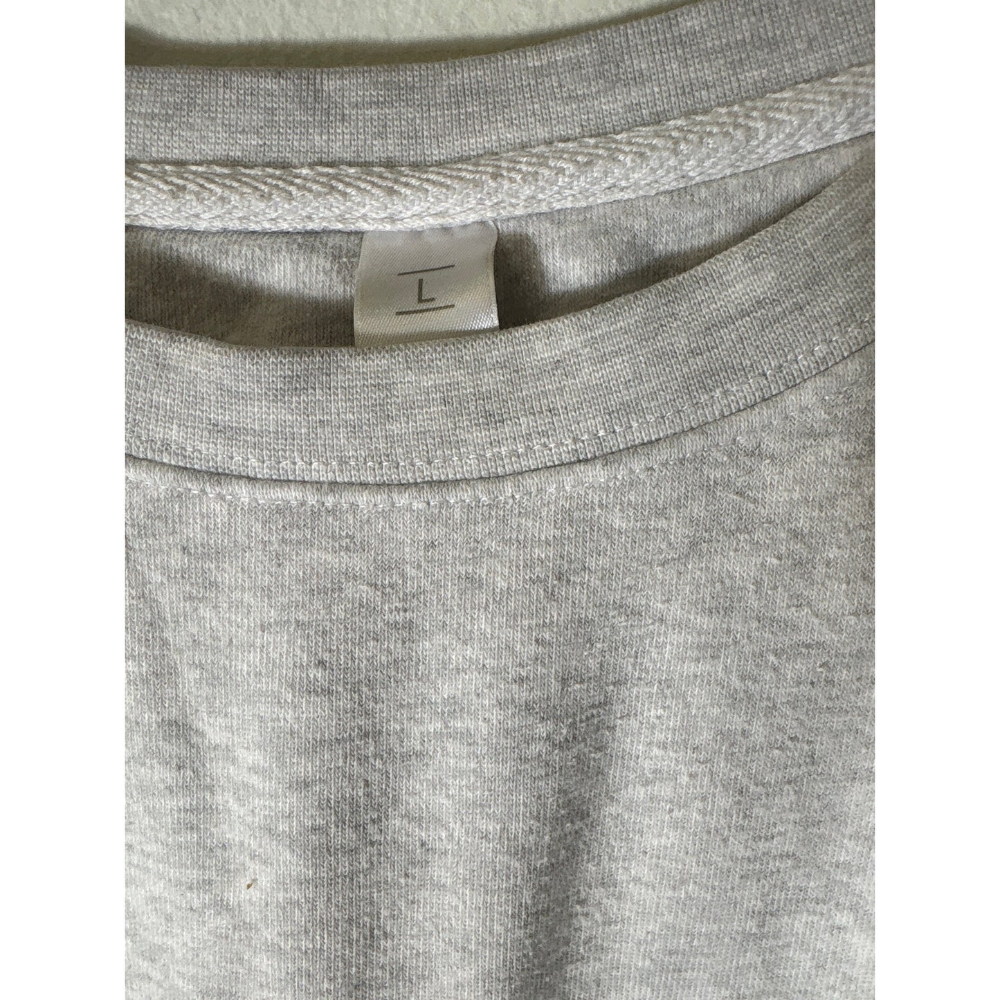 Auburn Gray With Blue Stitched Letters Sweatshirt Sz L