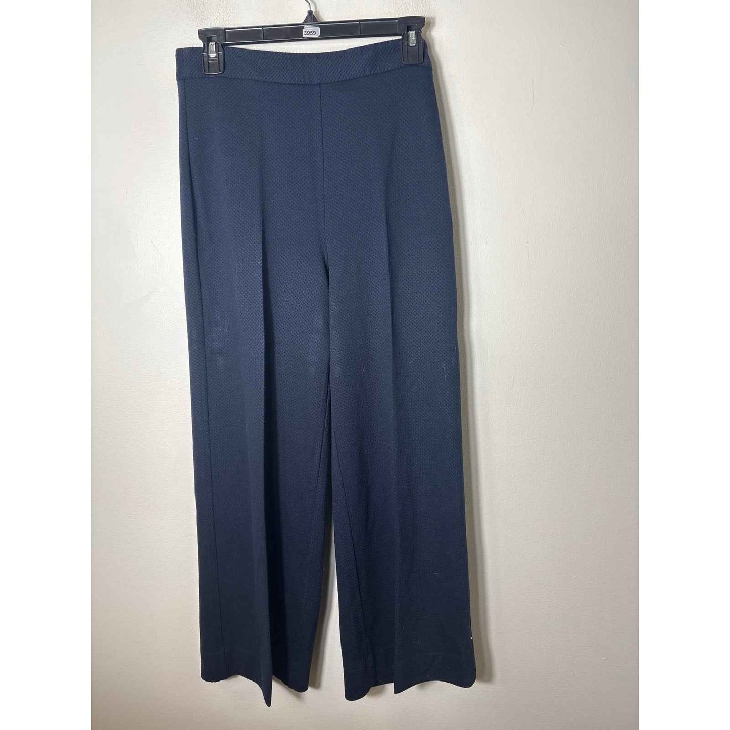 Pearl by Lela Rose Black Side Zip Ankle Dress Pants Set Sz 4