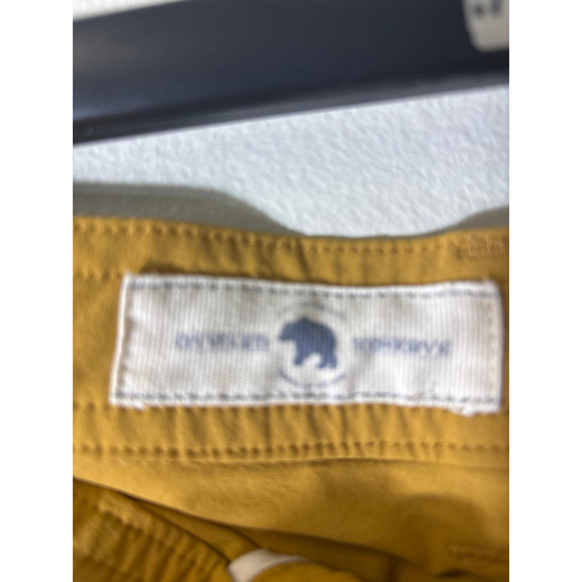 Mens Onward Reserve Yellow Nylon Slacks Sz 35/30