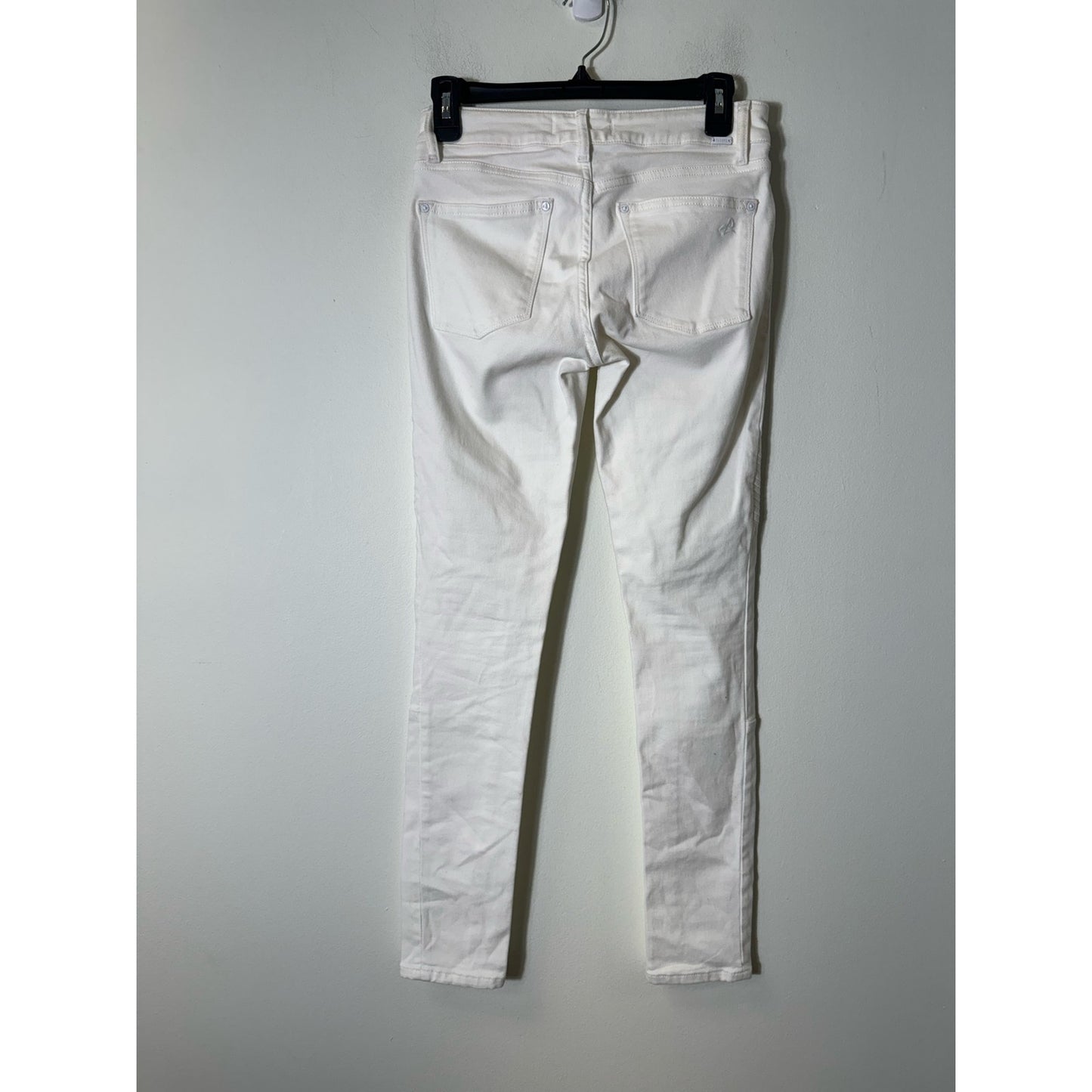 DL 1961 Emma Power Legging White Jean Sz 25
