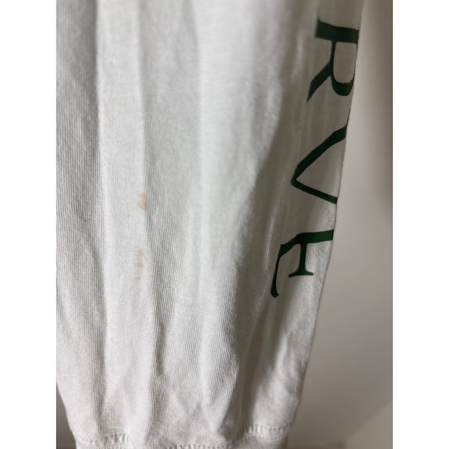 Men's Onward Reserve Pale Green Long Sleeve Cotton Tee Sz XL