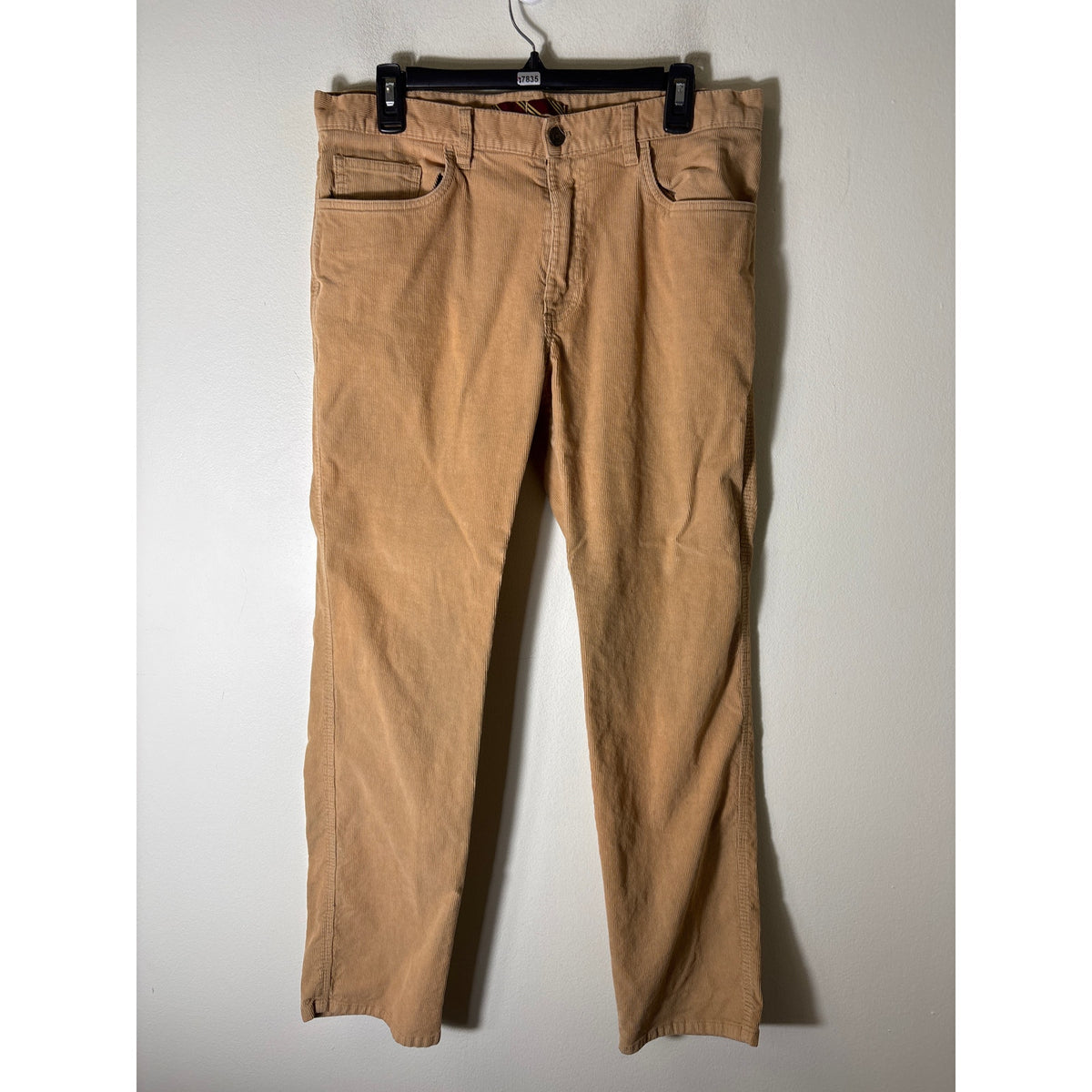 Mens Brooks Brothers Khaki Cord Pants Sz 34/30