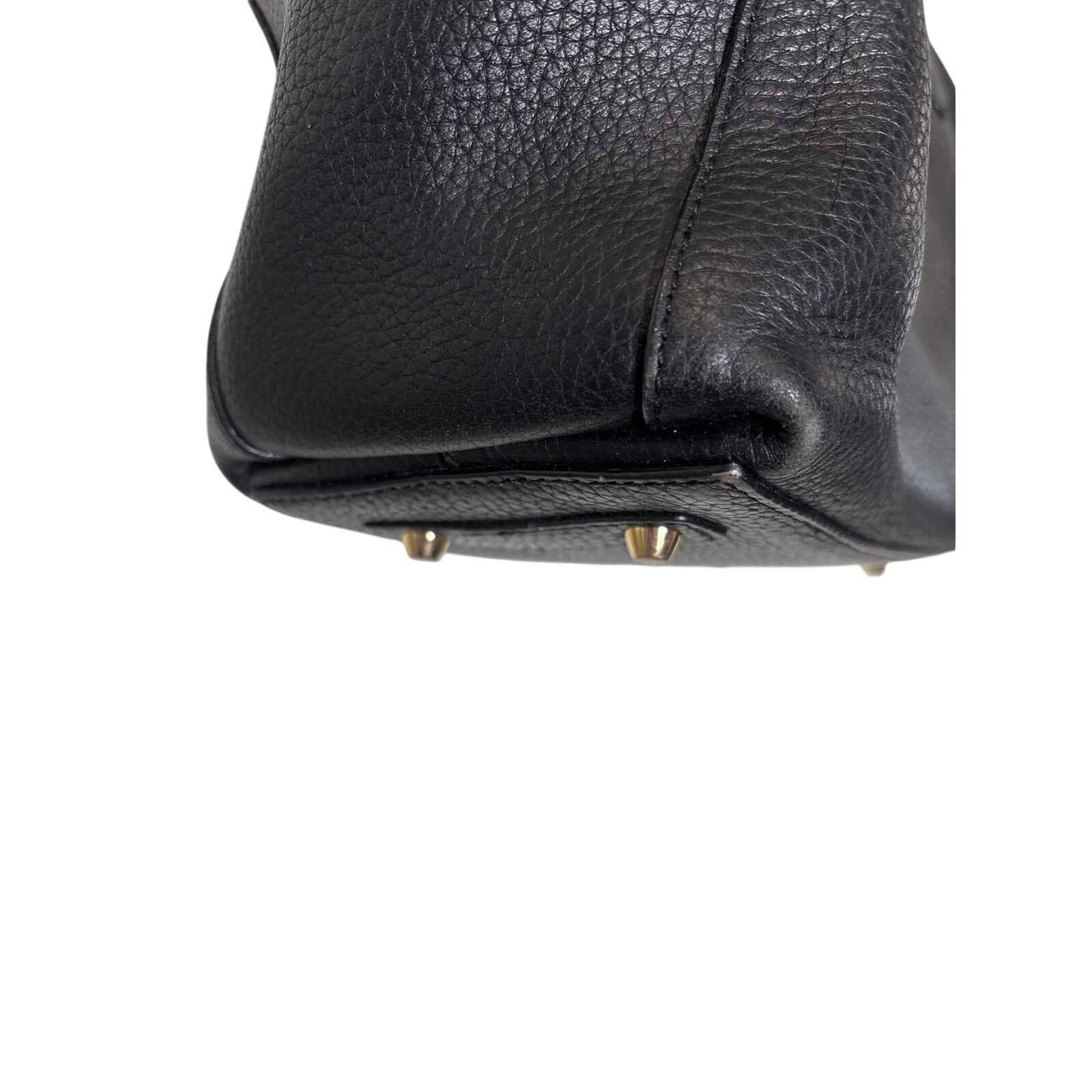 Neely & Chloe Black Pebbled Leather Tote