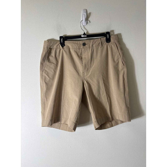 Men's Faherty Brand Khaki All Day Shorts Sz 35