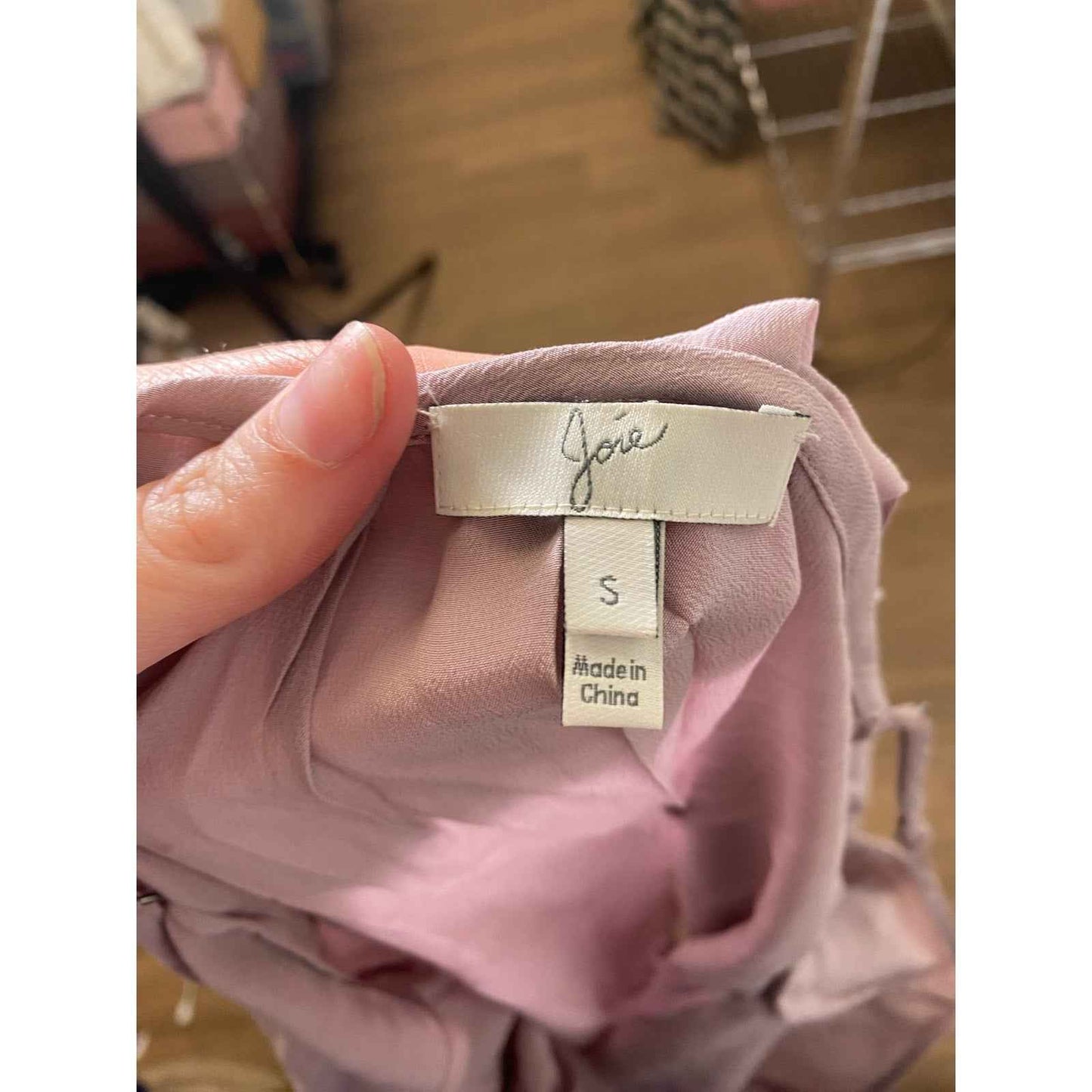 Joie Light Purple Cold Shoulder Silk Mini Dress Sz S