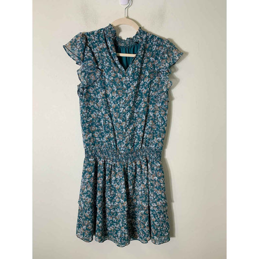 Altar'd State Floral Print Sleeveless Dress Sz S