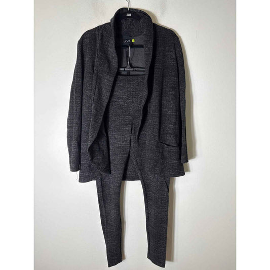 Lysse  Black Long Sleeve Open Front Blazer Jacket Sz M
