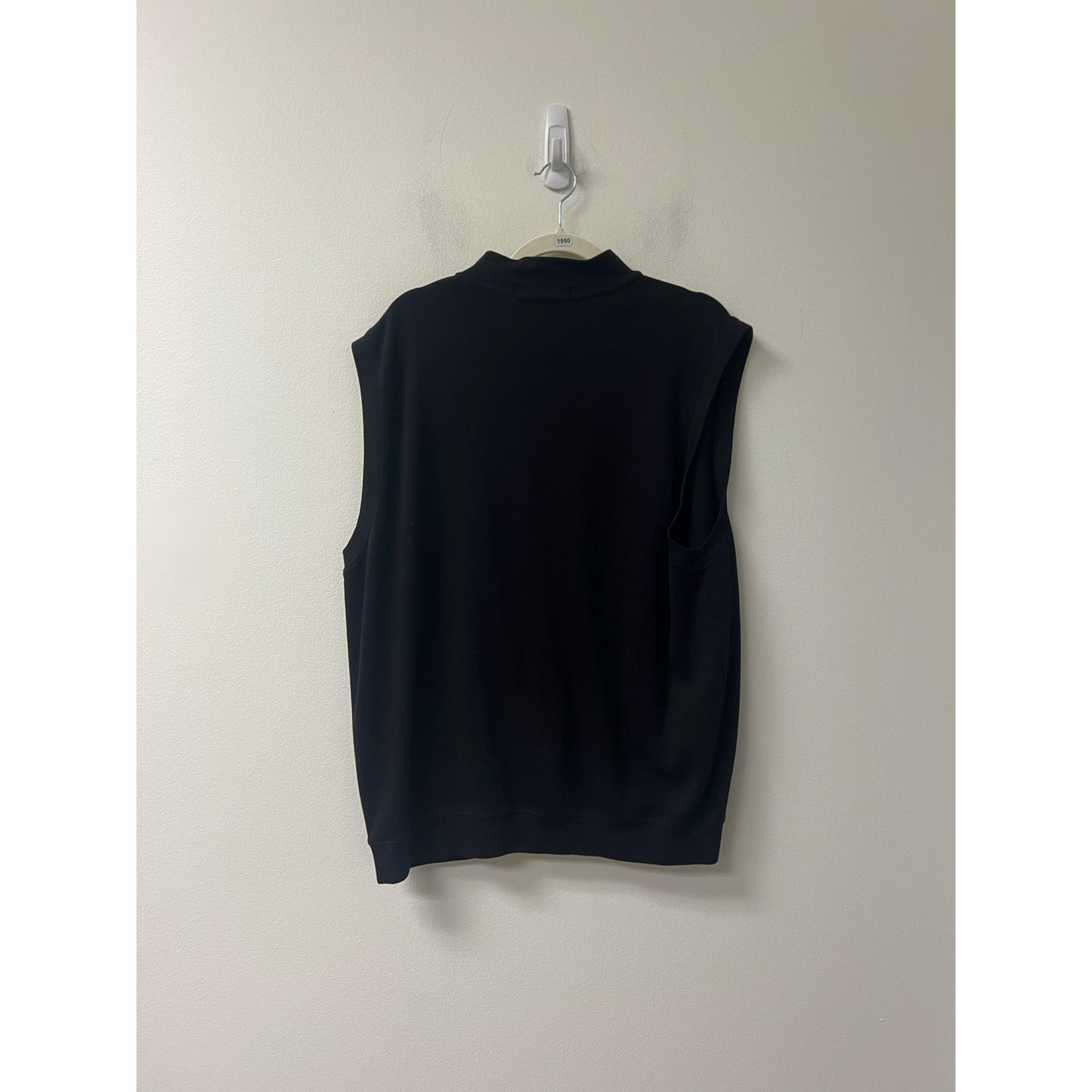 Martin Black Zippered Sweater Vest Sz L