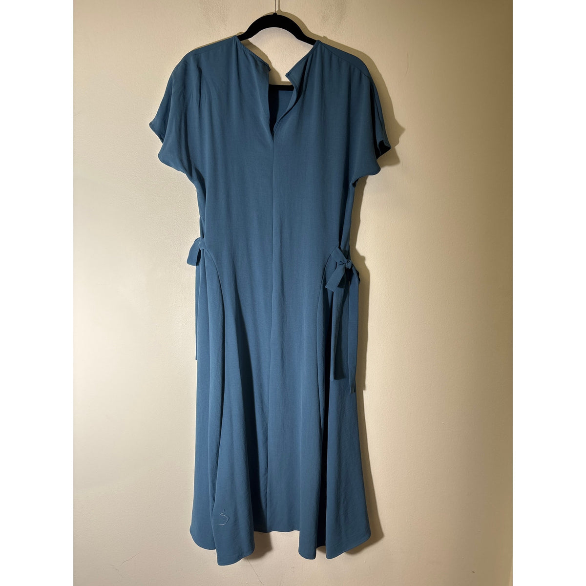 Zara Blue Short Sleeve Maxi Dress Sz XL