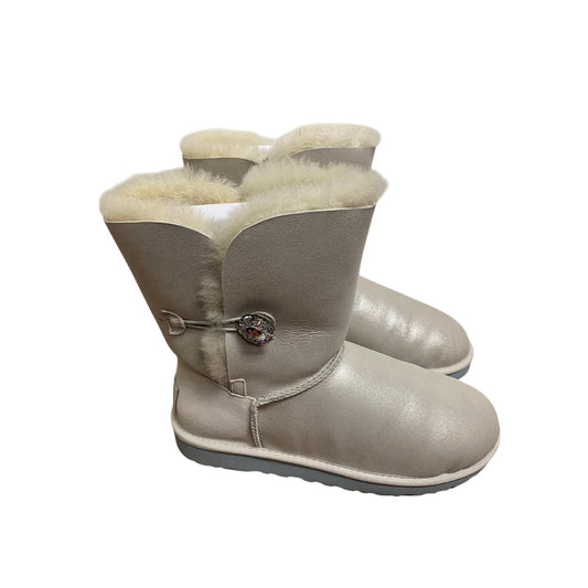 NIB Ugg White Sparkles I Do! Boots Sz 9