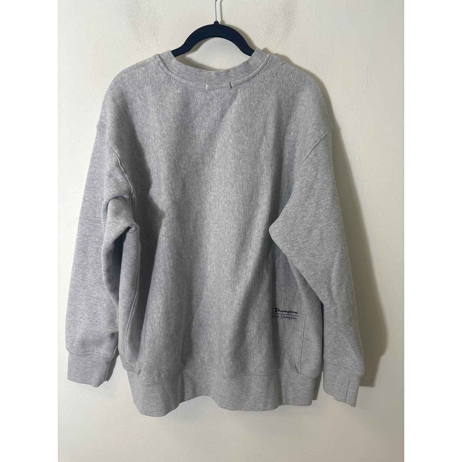 Champion Long Sleeve Gray Sweatshirt Sz XXL