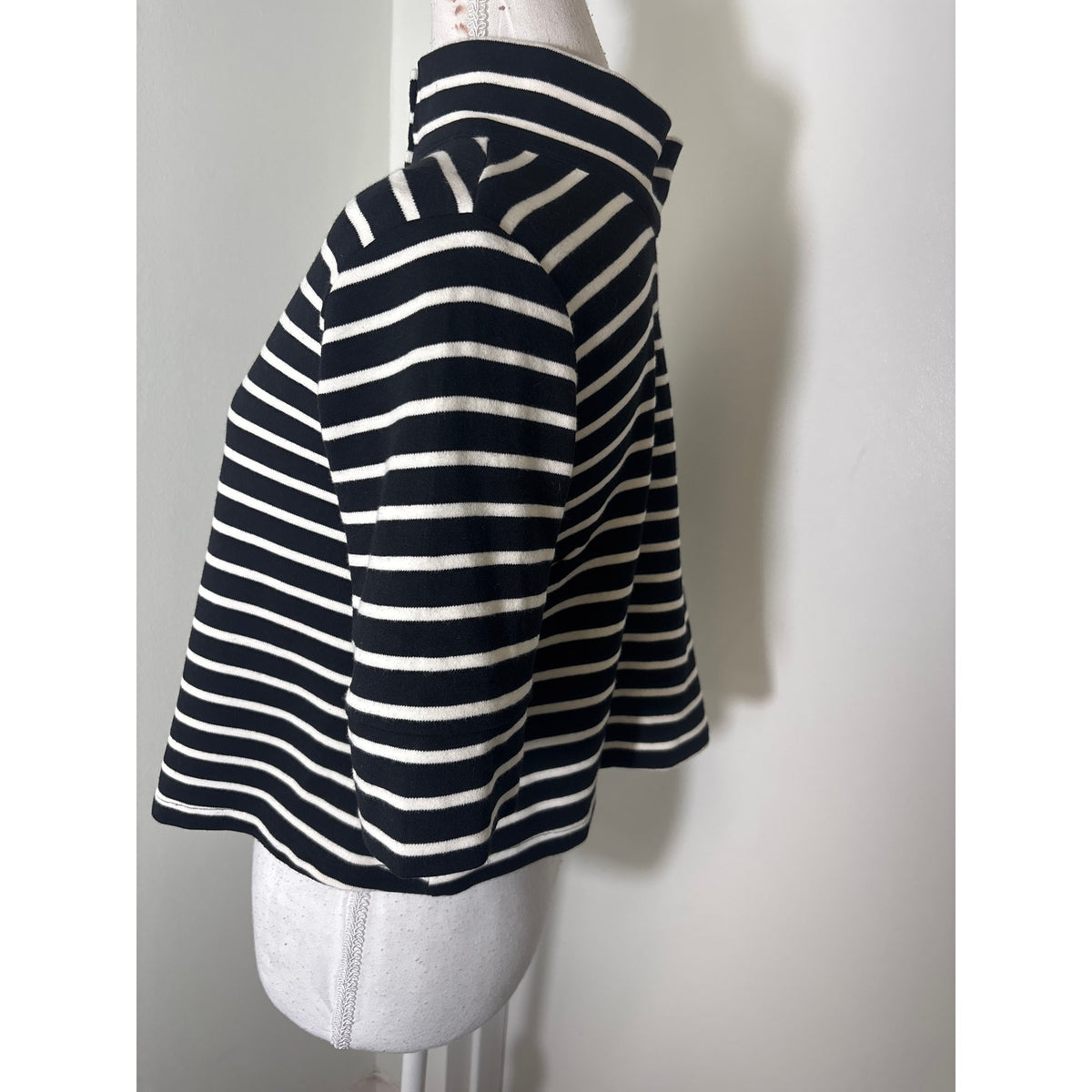 Buru Black and White Stripe Pants Set Sz XS