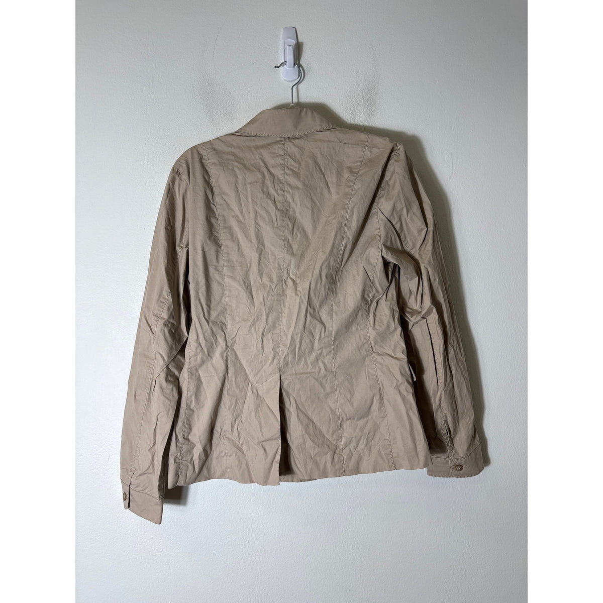 J. Crew khaki button down jacket Sz 8