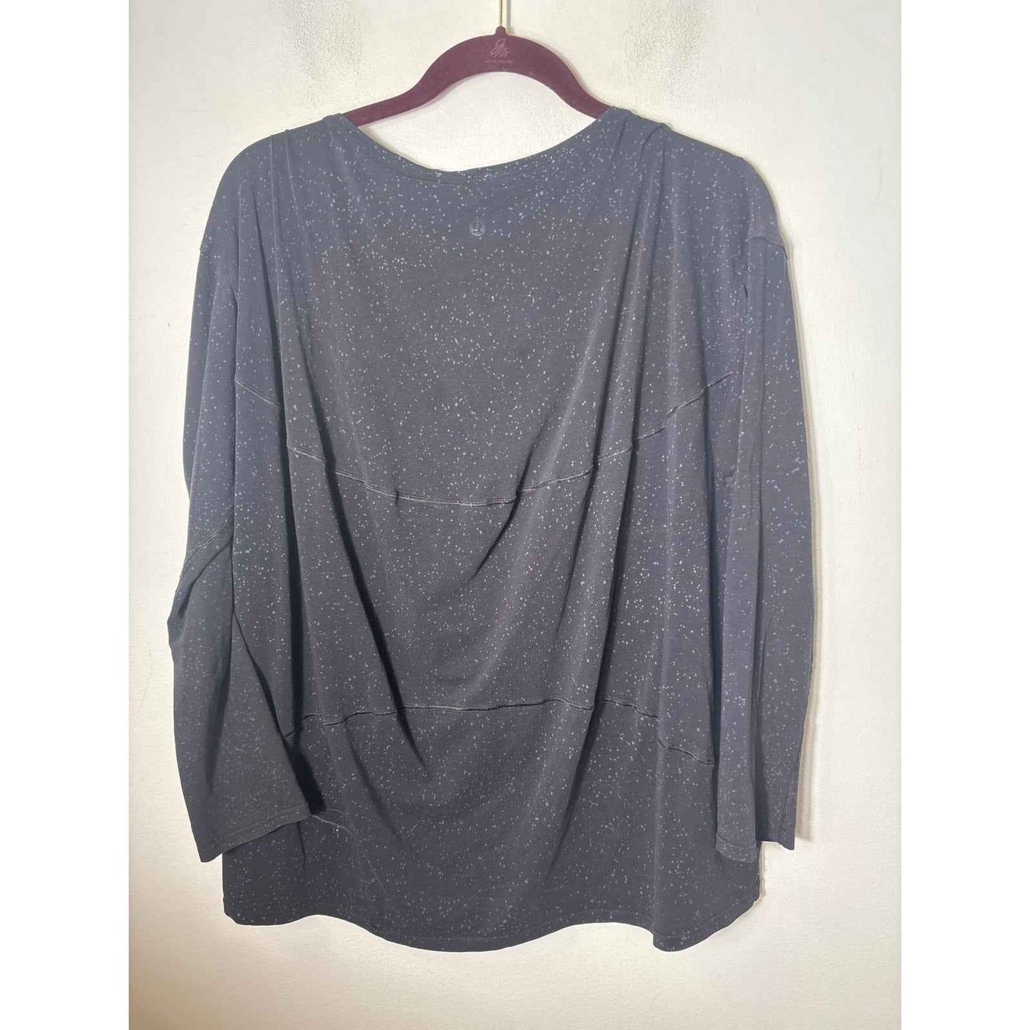 Lululemon Oversized Charcoal Long Sleeve Top Sz L