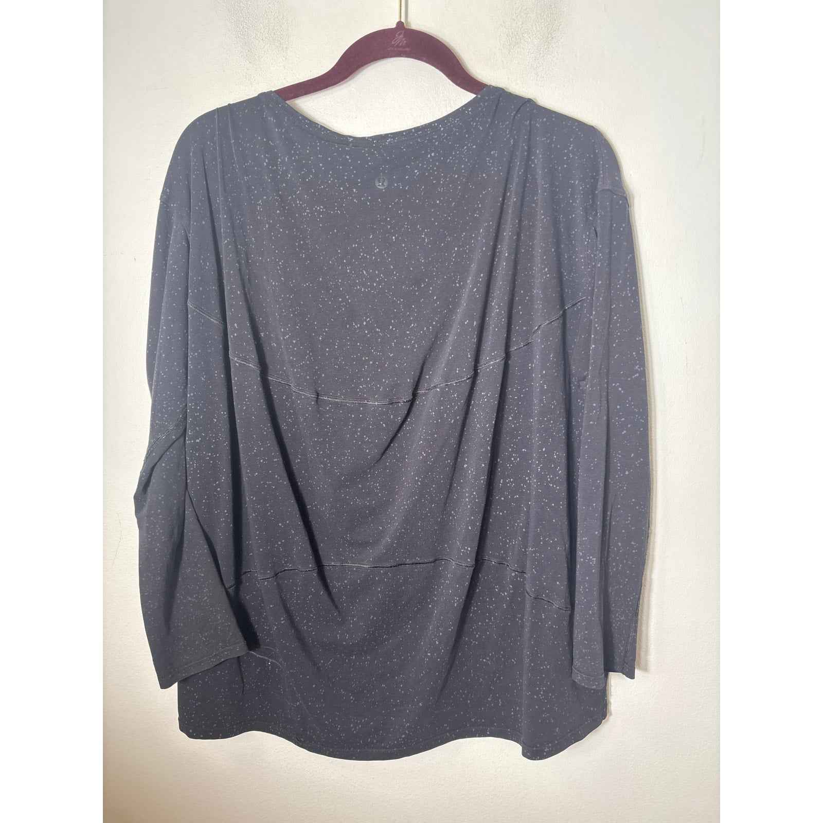 Lululemon Oversized Charcoal Long Sleeve Top Sz L