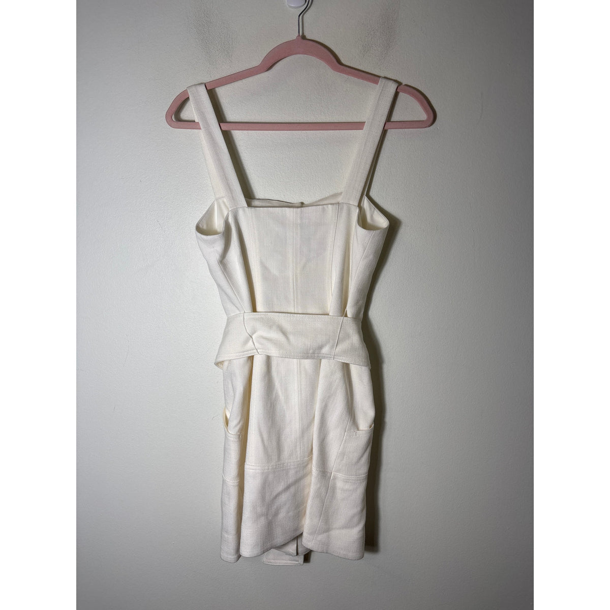 NWT C/Meo Collective Ivory "Collisions Mini Dress" Sz Xs/2