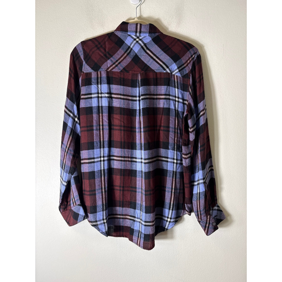 Rails Blue and Merlot Flannel Long Sleeve Shirt Sz S