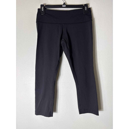 Lululemon Black Cropped Leggings Sz 6