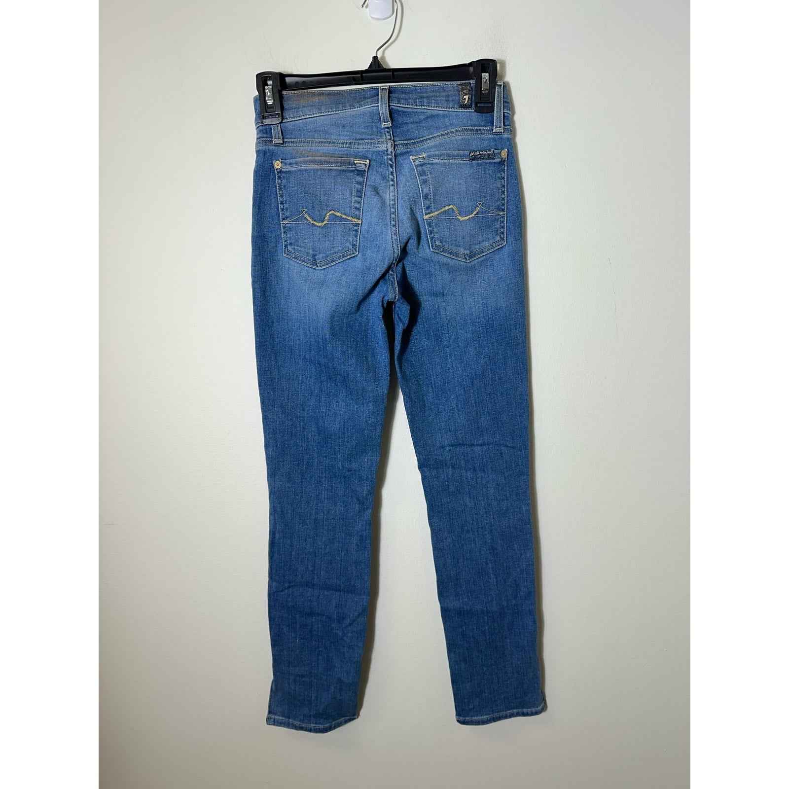 7 For All Mankind Roxanne Ankle Jean Sz 25