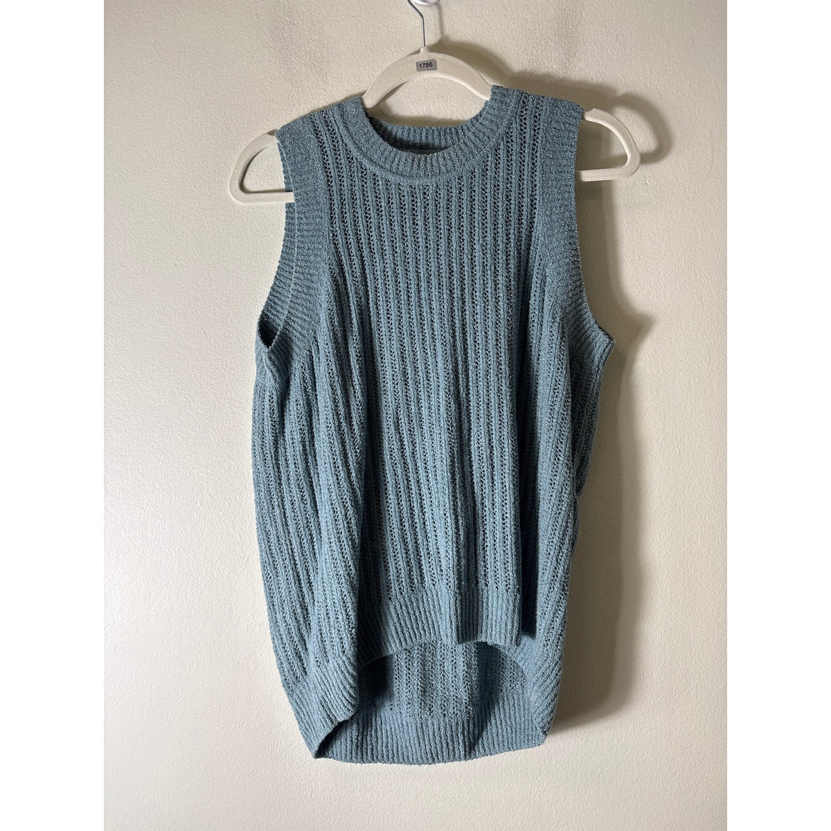 Nation Teal Soft Knit Sleeveless Top Sz XS