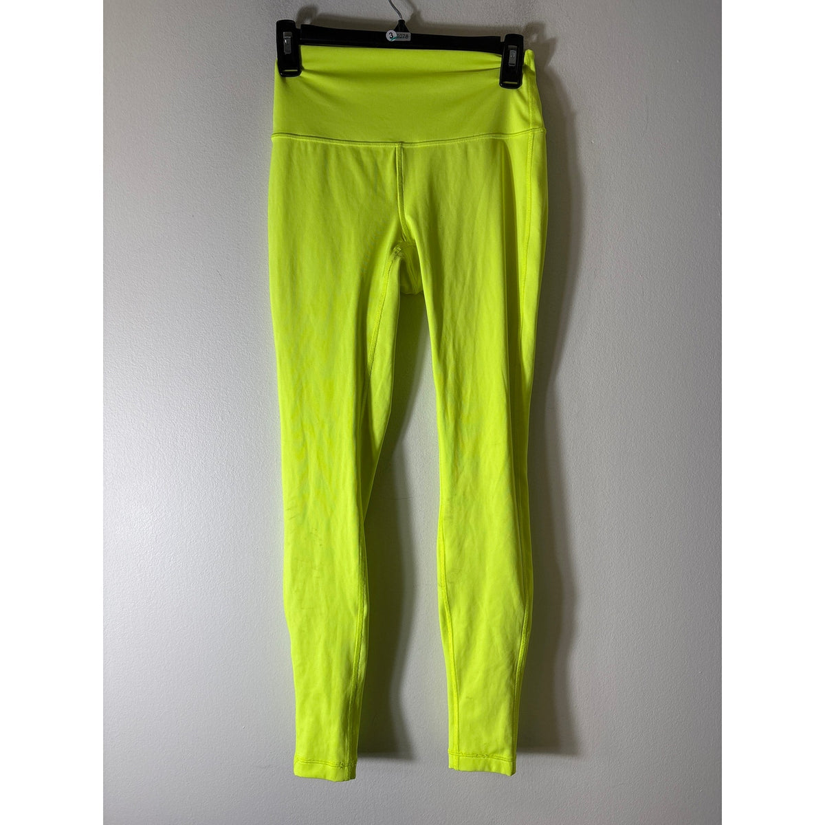Lululemon Neon Yellow Athletic Leggings Sz 6