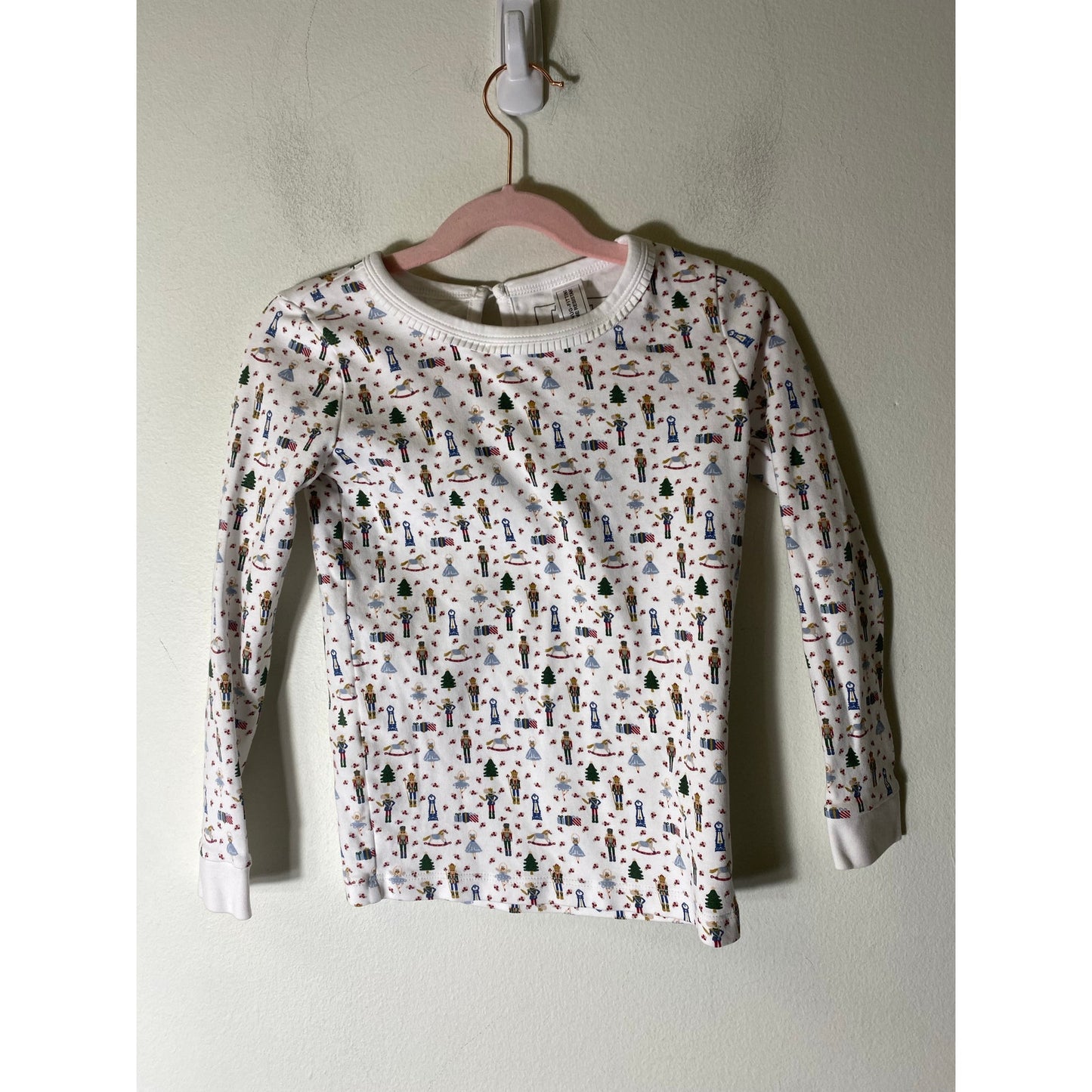 Lila and Hayes Nutcracker Pajama Top and Bottom Sz 7
