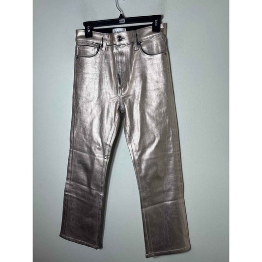 Frame Rose Gold The Reboot Crop Jean Sz 28