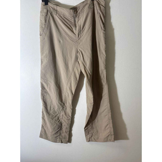 Mens Royal Robbins Khaki Nylon Travel Pants Sz 36/30