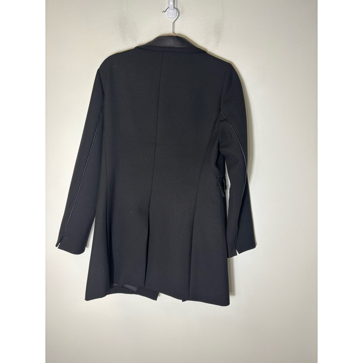 Etcetera Black with Leather Trim Blazer Sz 10