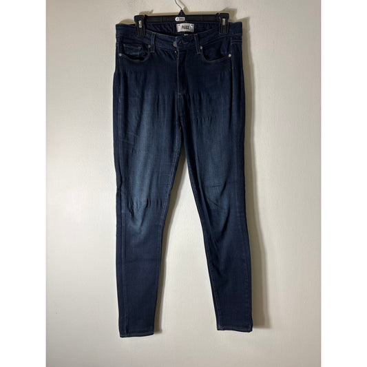Paige Hoxton Ultra Skinny Dark Wash Jeans Sz 30