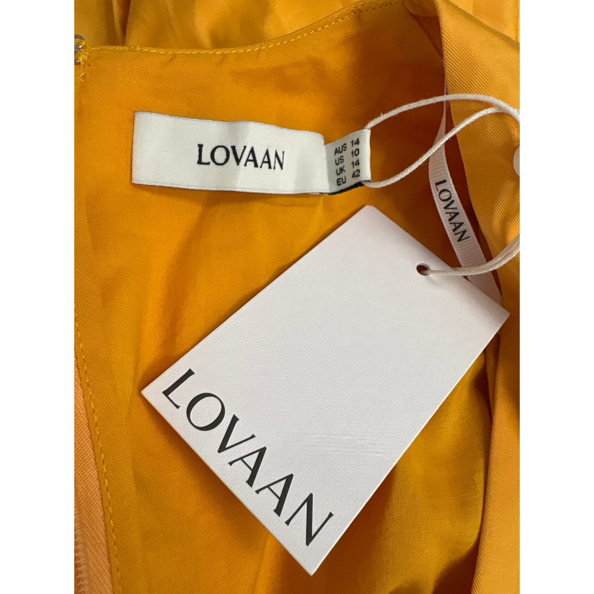 NWT Lovaan Melon Devon Mini Dress Sz 10
