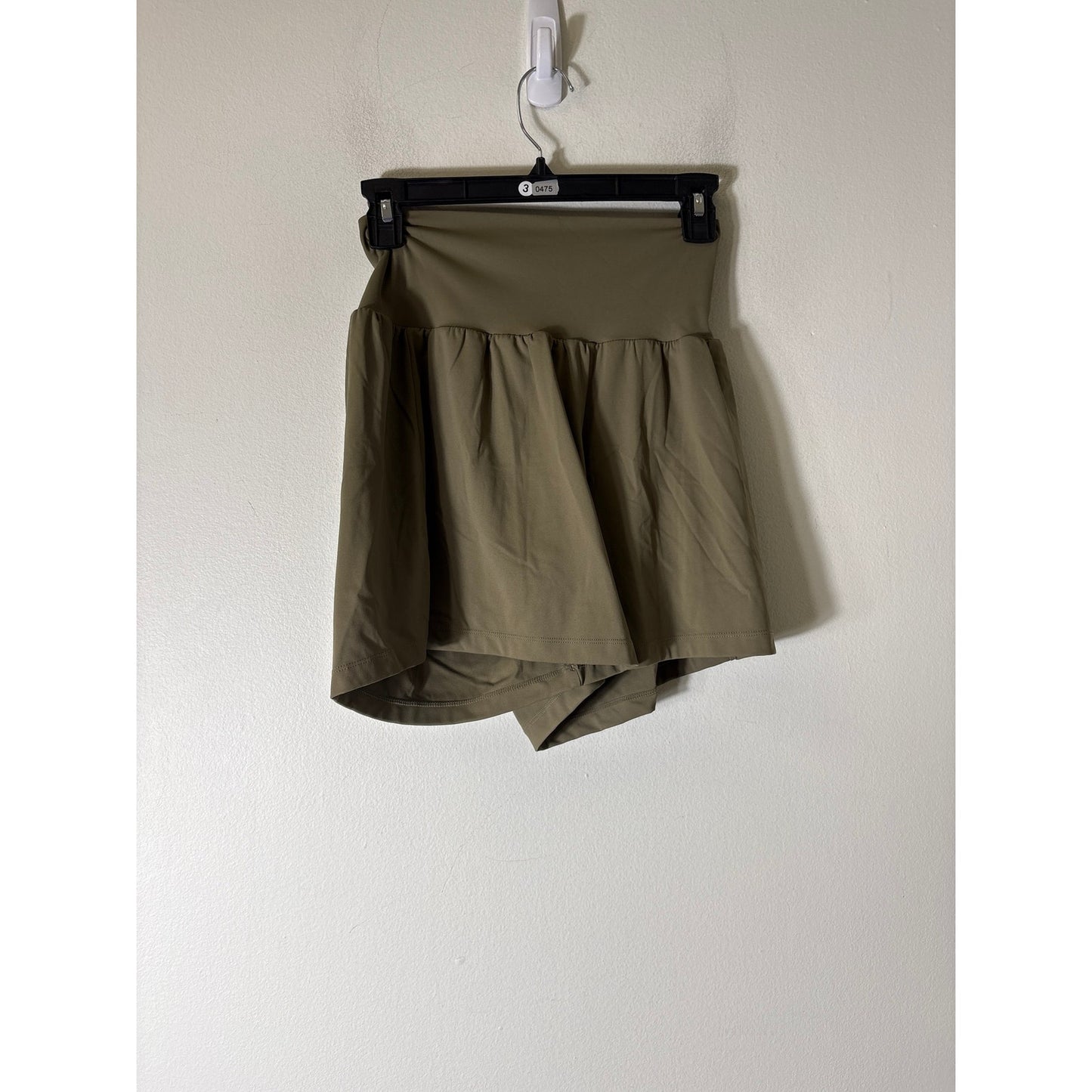 Halara Olive Green High Waisted Shorts Sz S Long