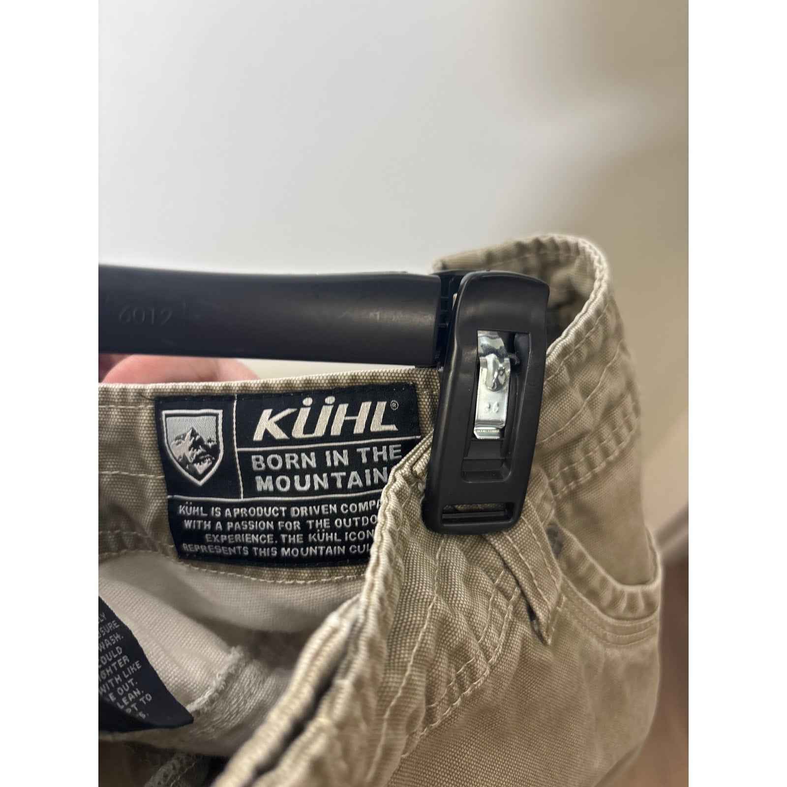 Men's Kuhl Gray Green Cotton Flat Front Utility Pants Sz 40x32