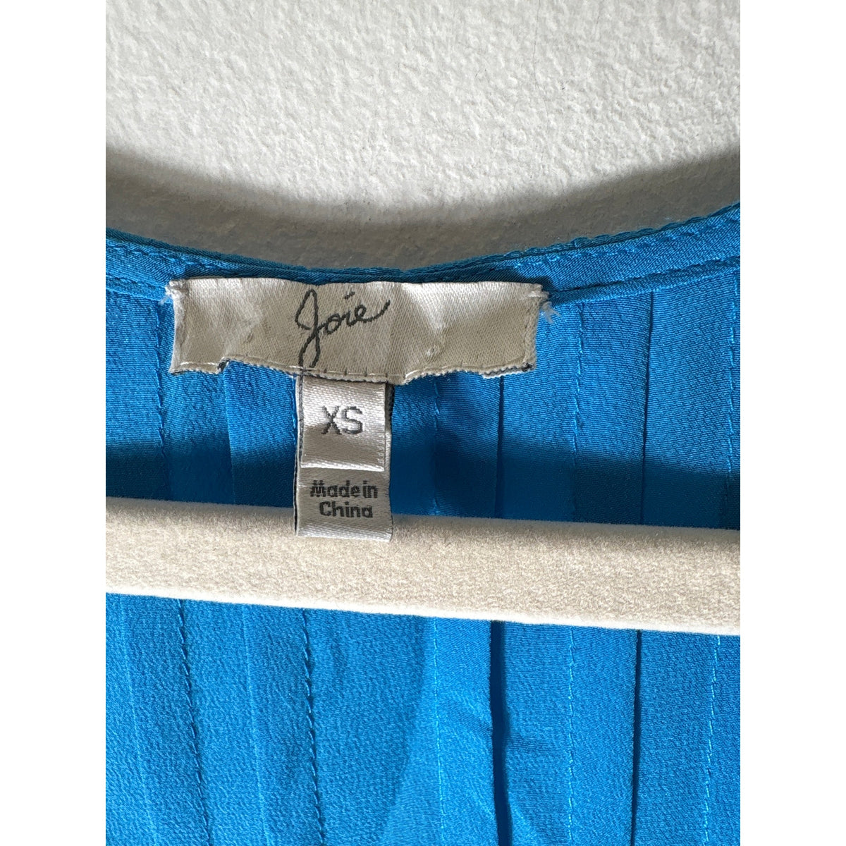 Joie Bright Blue Sleeveless Silk Mini Dress Sz XS