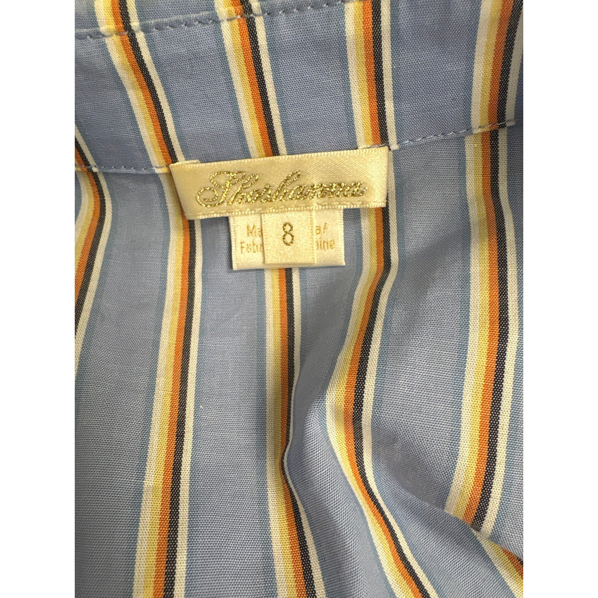 Shoshanna Veritical Stripe Drop Waist Dress Sz 8