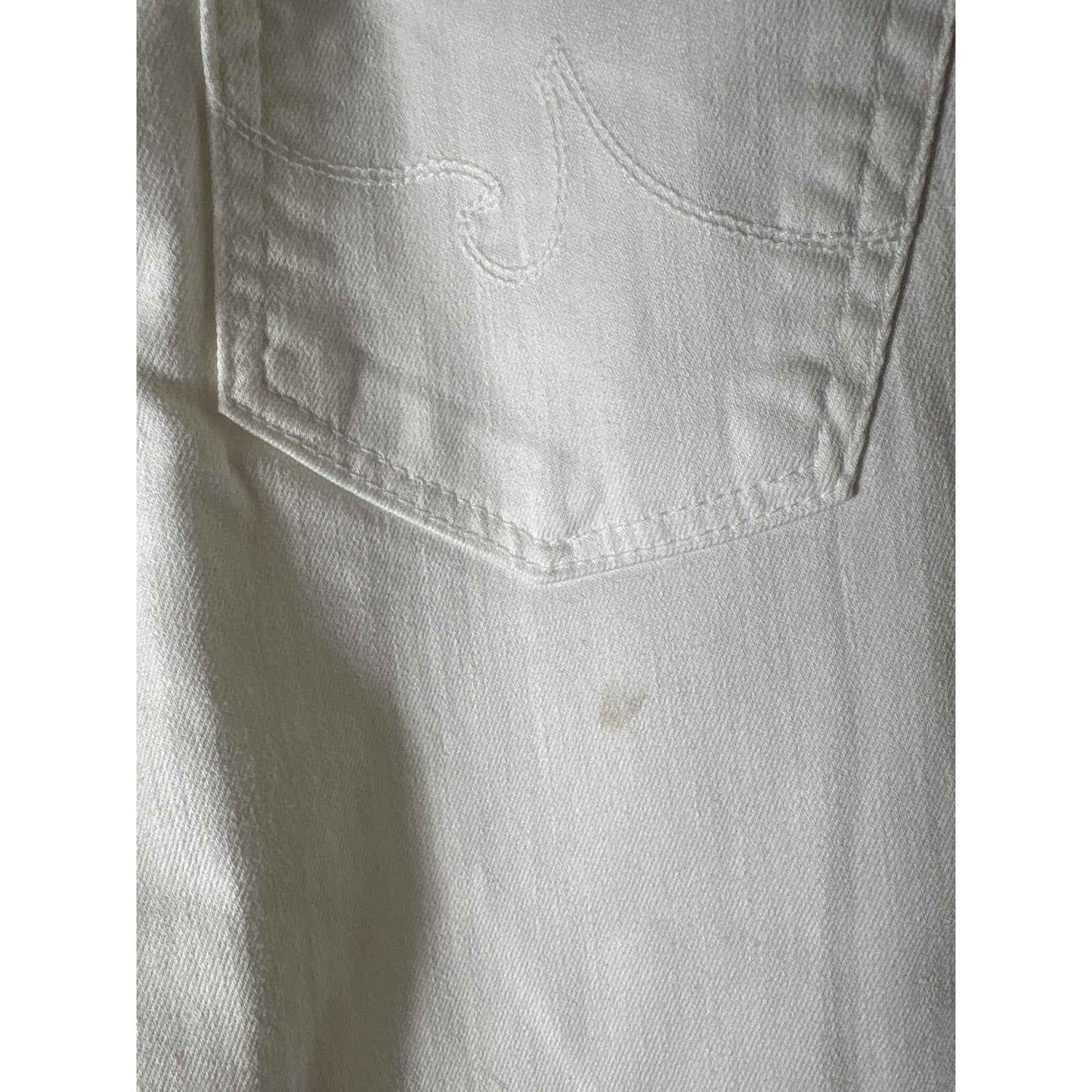 NWT AG White "The Legging Ankle" Denim Maternity Jean Sz 26