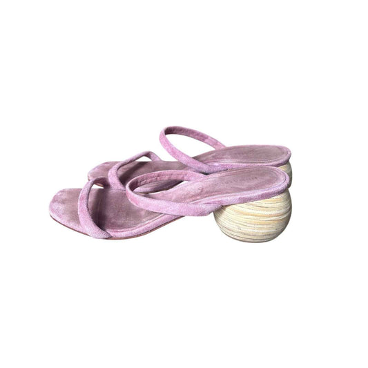 Huma & Blanco Mauve Double Strap Sandal Sz 8.5