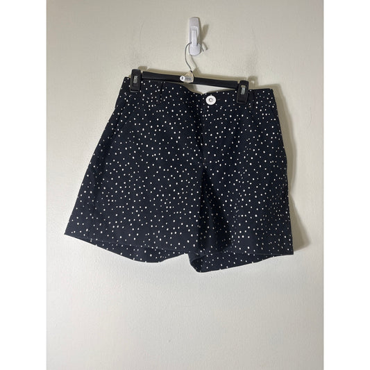 Cabi Black with White Polka Dots Shorts Sz 8