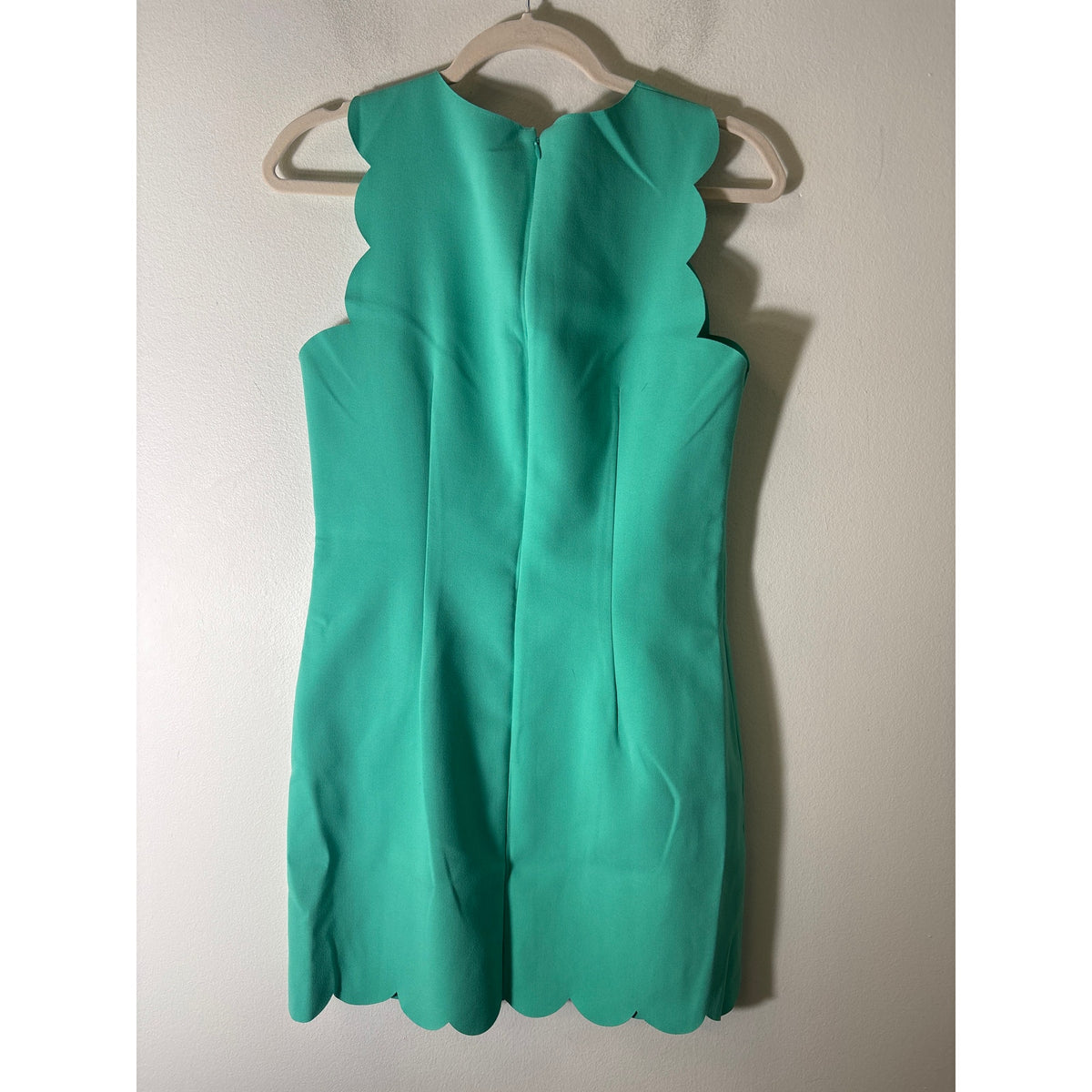 J.Crew Mint Scalloped Shift Dress Sz 4