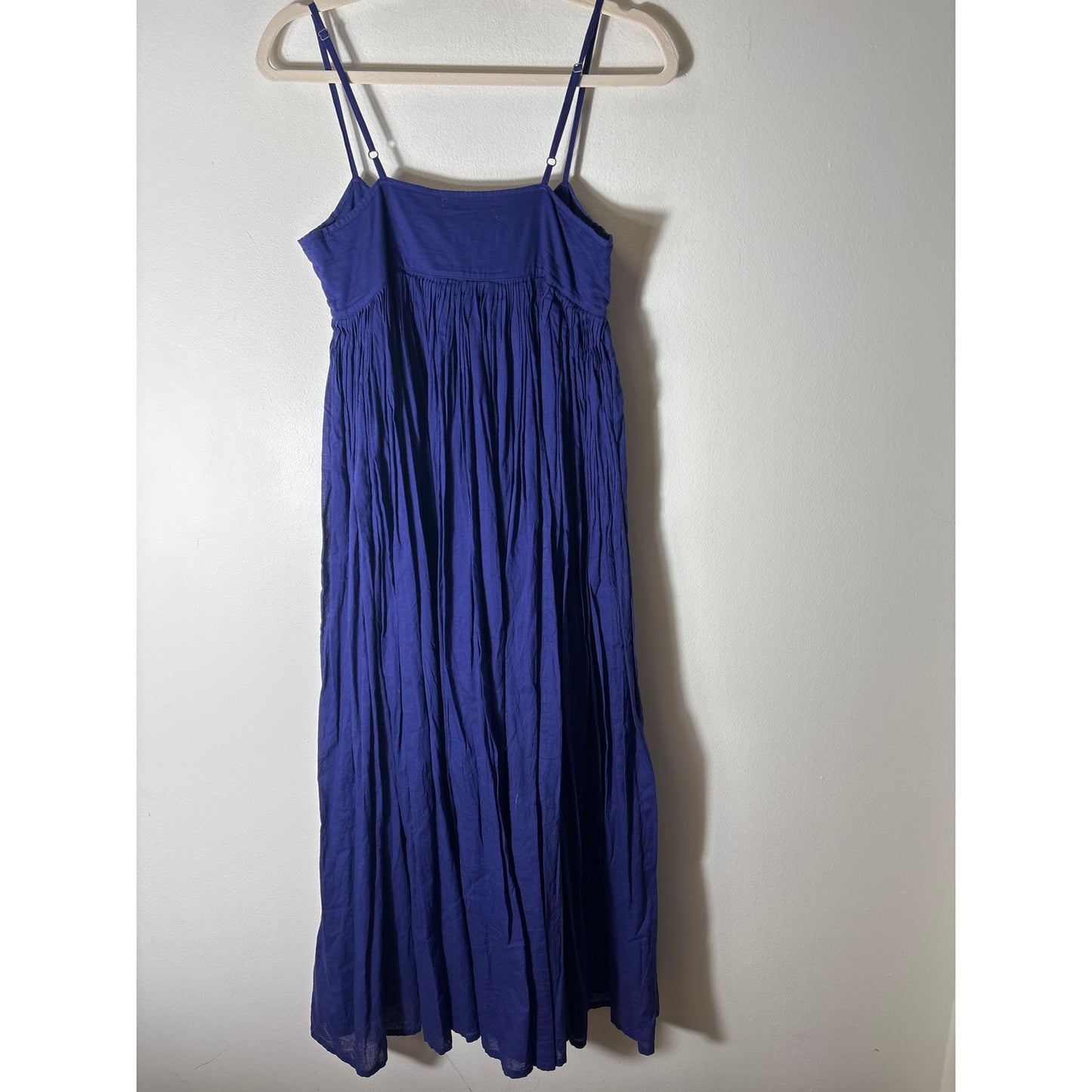 V.D.E. Vinster Navy Spaghetti Strap Maxi Dress Sz S