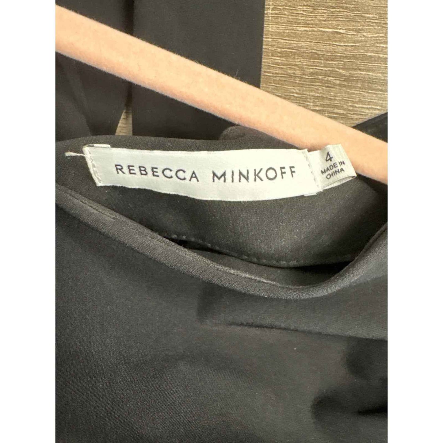 Rebecca Minkoff Black Ruffle Mini Dress Sz4