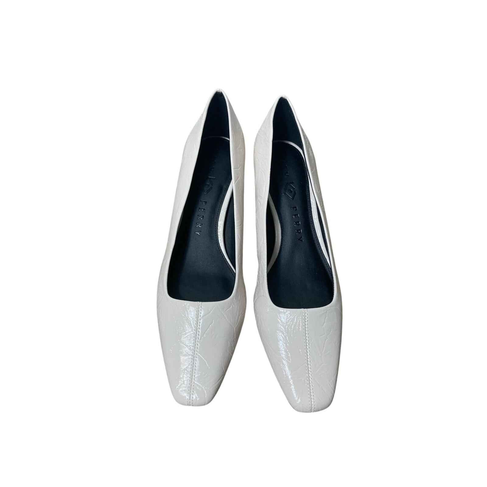 NWOB Katy Perry Off White Low Heel Pump Sz 10